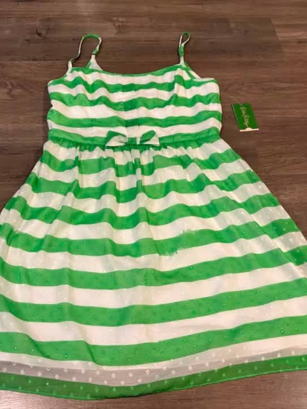 Lilly Pulitzer Antonia Dress in “Awning 
Stripe”